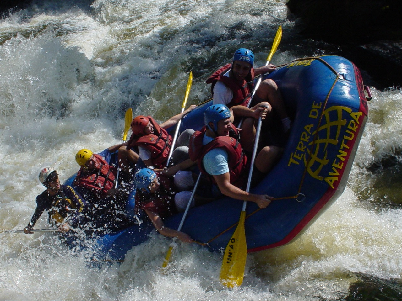 Rafting per team building a Courmayeur